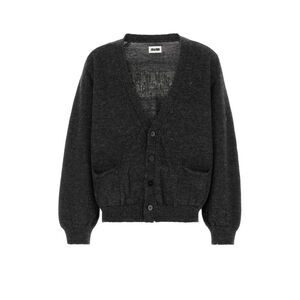 Magliano Men Slate Wool Cardigan